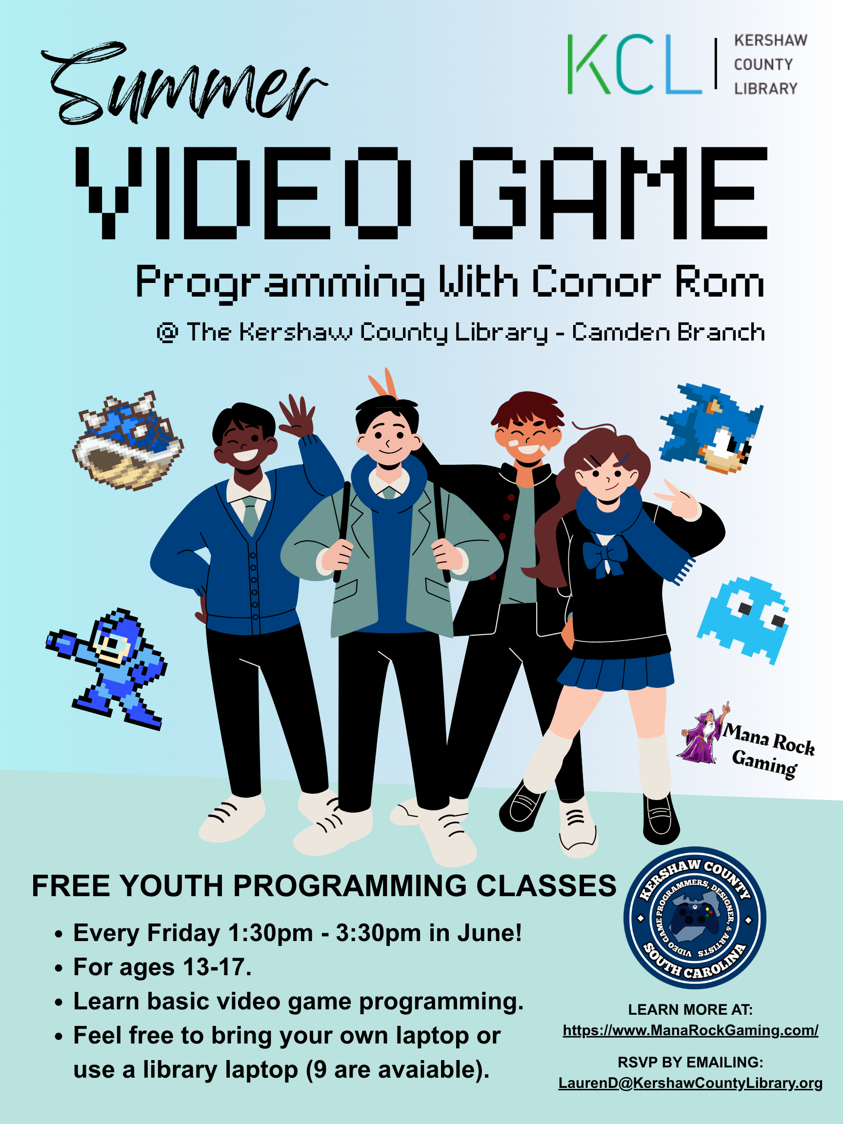 Kershaw County Youth Programming Class